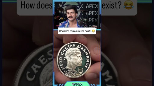They made a Roman coin of Obama!!! 😂 #shorts