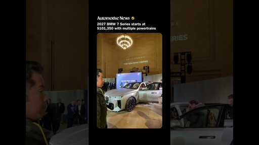 BMW 7 Series refresh doubles down on large sedans #shorts #bmw