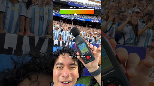 How loud was the crowd for Messi? ⚽️ #ad