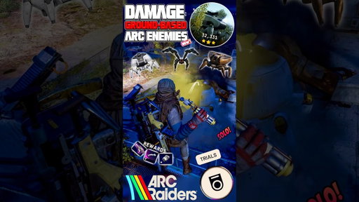 MAX points & EASY 3 stars Damage Ground-Based Arc Enemies trial in Arc Raiders 🔥#arcraiders #gaming