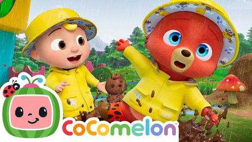 JJ and Boba’s Rainy Day Picnic! 🌧️ | CoComelon Animal Time - Kids Songs
