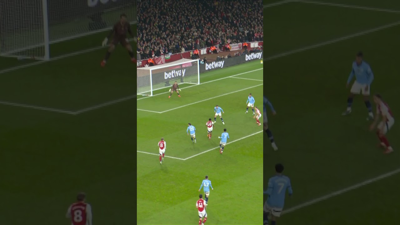 SCORING YOUR FIRST ARSENAL GOAL VS MAN CITY!