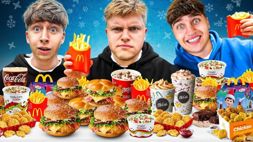 Bov Boys Try McDonalds Christmas Menu Mukbang!