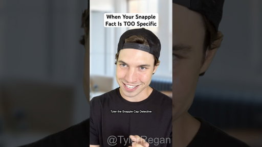 When Your Snapple Fact Is TOO Specific (feat. ​⁠@JosiahSchneider ) #truecrime #comedy #shorts