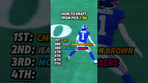 How to Draft From Pick 1.06 in Fantasy Football 🚀