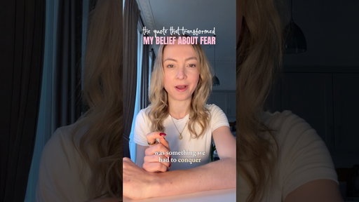 This quote will COMPLETELY change your view of fear