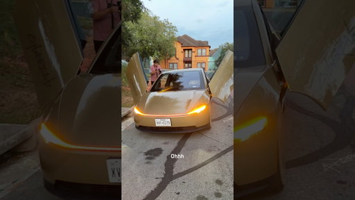 POV Hailing a Cybercab