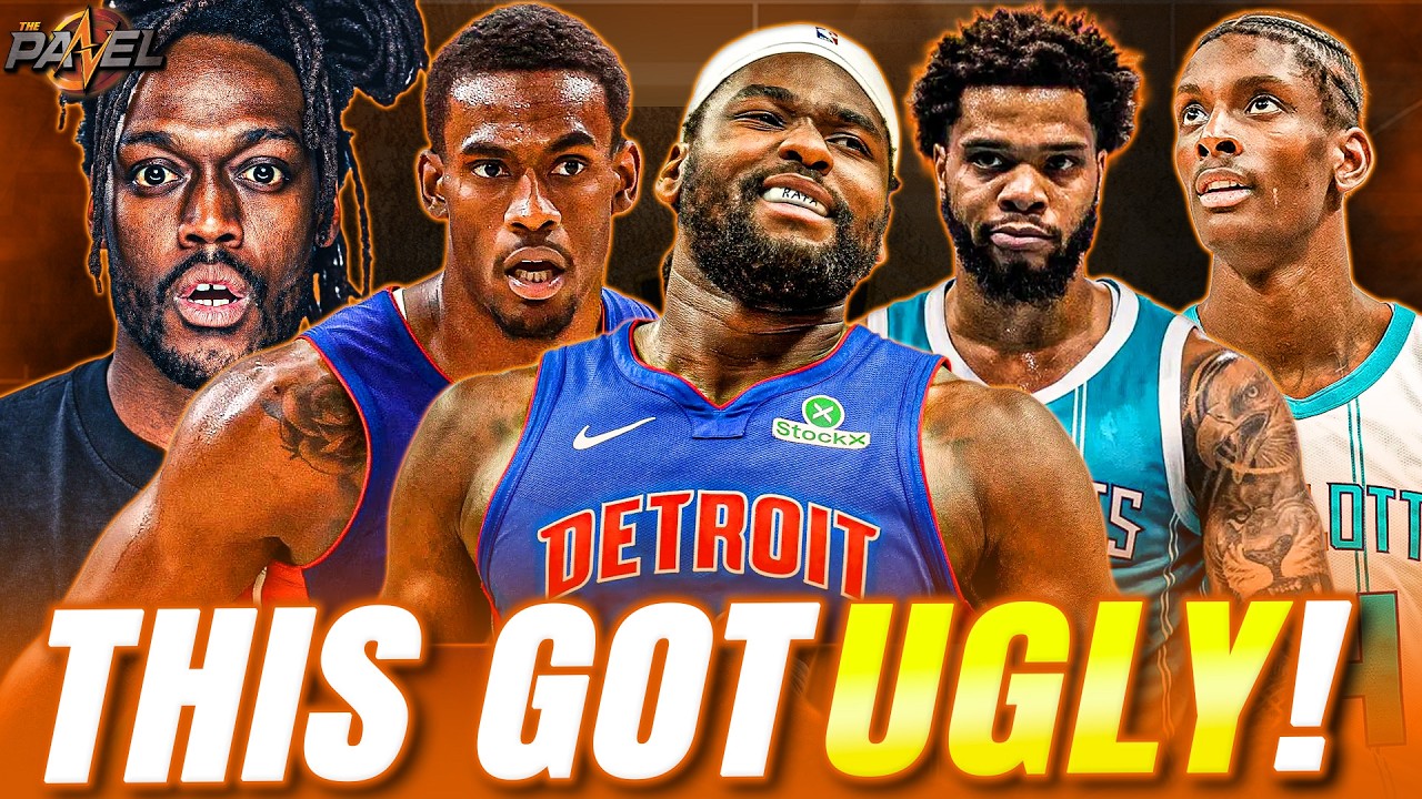 The Pistons and Hornets Fight Was Wild 😳