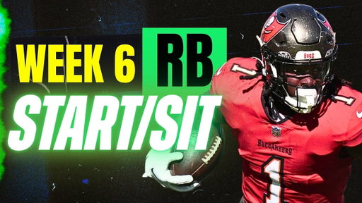 Week 6 RB START/SIT Every Match Up Analysis 🚨 MUST-Play & MUST-Bench Players (2025 Fantasy Football)