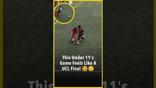 This Under 11's Game Feels Like A UCL Final 🤩😲
