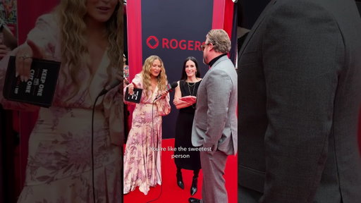Courteney Cox & David Harbour at The Red Carpet with Cheryl Hickey