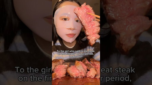 Eat steak on your period!!! 🙂‍↕️ #periodcramps
