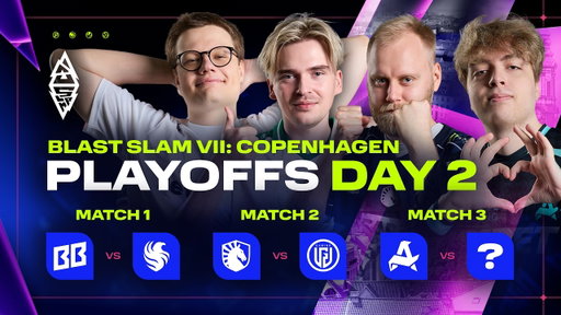 BLAST SLAM VII: Copenhagen, Playoffs, Day 2 - Dota 2 LIVE