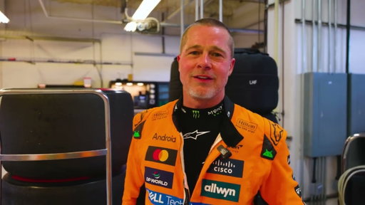 Unboxed: Brad Pitt drives the MCL60 | McLaren Racing