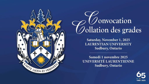 Fall Convocation 2025 / Collation des grades d'automne 2025 - November 1 at 10:00 a.m.