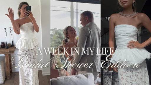 Week In My Life: Bridal Shower Get Ready With Me & Outfit + Mom Things