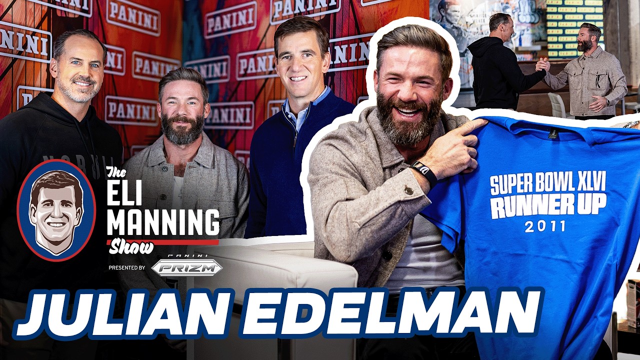 Eli Manning vs. Julian Edelman in Table Tennis: Super Bowl Rematch?! | The Eli Manning Show