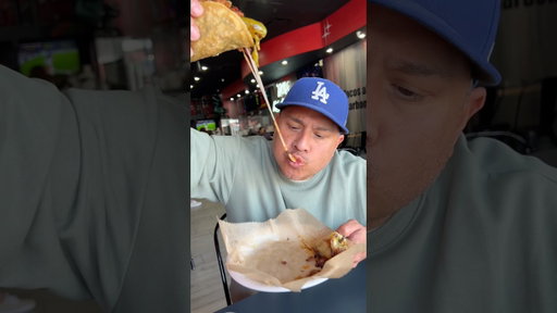 Best Tacos Los Angeles! Anaheim Chili stuffed with Cheese and Asada! Tacos Los Cholos! #tacos