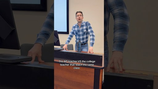The AP teacher VS the college teacher that teach the same class