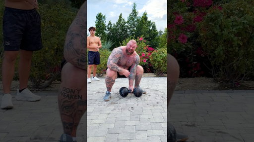 World’s Strongest Man vs Unliftable Dumbbell!