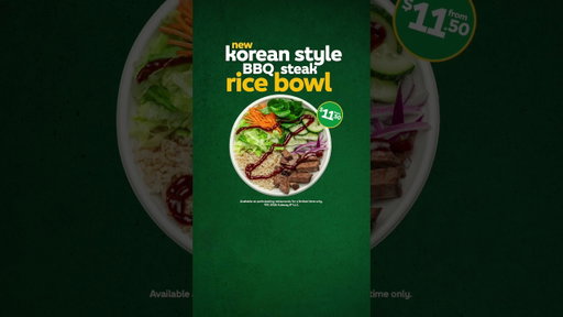 New Subway Rice Bowls