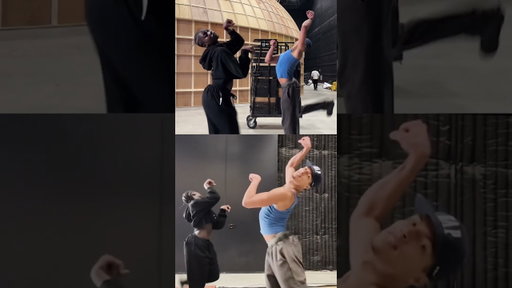The dancers give a 360 look at the choreography.