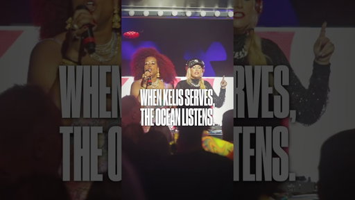 Name another cruise where Kelis performed under the stars with the sea as her stage. We’ll wait...🤩🎤