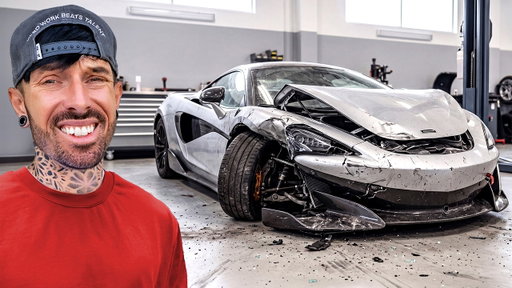 I BOUGHT A WRECKED MCLAREN & REBUILT IT IN 9 DAYS