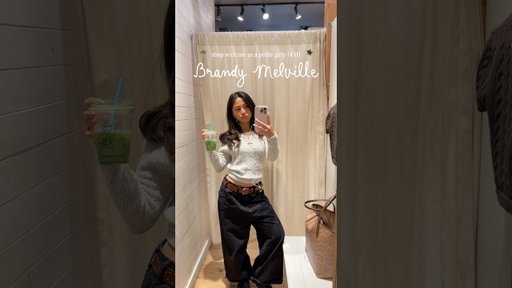 HELLO FALL GOODBYE ALL MY MONEY🍁🫩 #brandymelville #shopwithme #fallfashion #petite #shoppingvlog