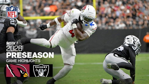 Arizona Cardinals vs Las Vegas Raiders | 2026 Preseason Week 1