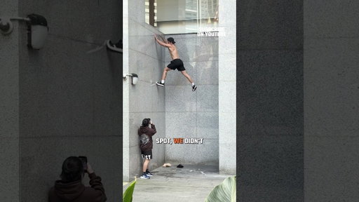 Why do parkour athletes from around the world travel to this wall in Brisbane, Australia? 🇦🇺 #shorts