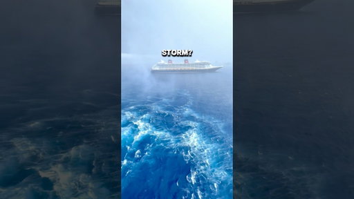 What happen when a cruise ship HITS a STORM? 🤯🌪️