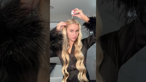 Morning routine 🦢✨🤍🎀 #haircare #hairroutine #longhair #blonde