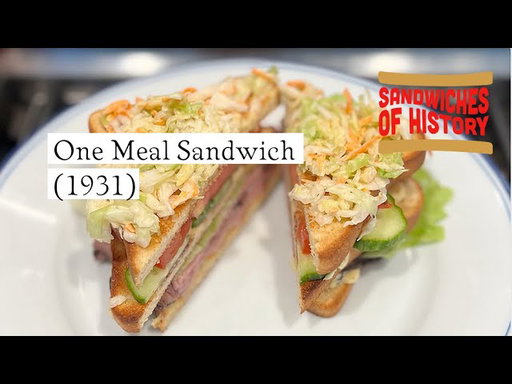 One Meal Sandwich (1931) on Sandwiches of History⁣