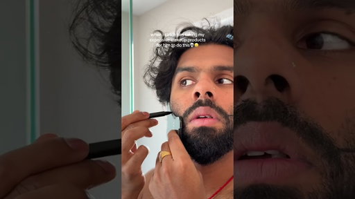 my $35 eyeliner is being used for this🥲 @pavishan.r