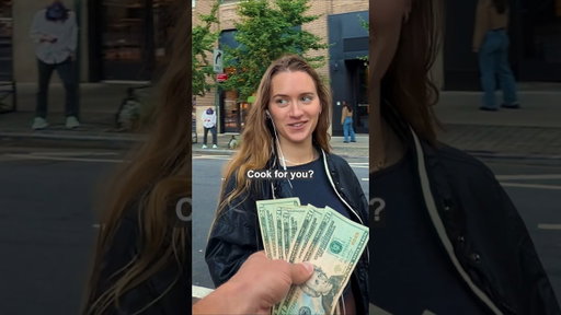 Paying strangers to cook for me #cookingchallenge #cookforme #cooking #newyork