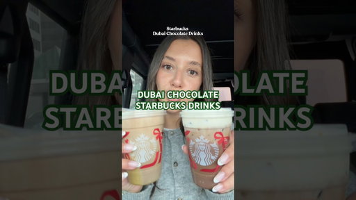 Dubai Chocolate Starbucks Drinks!
