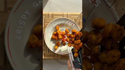 THE LEFTOVERS: WEEK 7 OF BOAB! Crispy Gnocchi Bites! 🤠🧀🤟🏼🌿 #veggierecipes