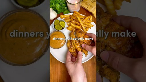 Garlic Parmesan Butter Chicken Tenders 🧄🧈 (Full recipe pinned in the comment section)