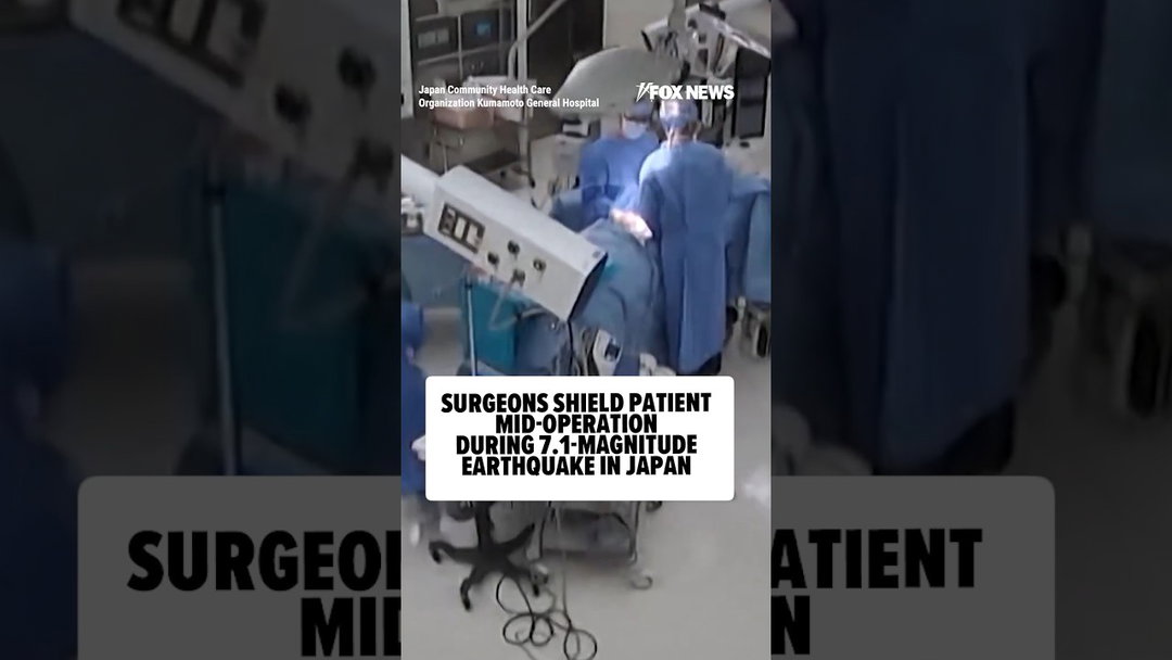 Surgeons Shield Patient Mid-Operation During 7.1-Magnitude Earthquake in Japan