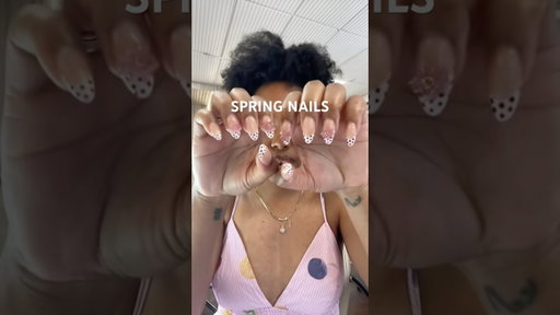 New spring set😍 #nailtransition #springnails #springnailart