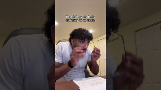 Psychology students cheating on an exam be like 😂