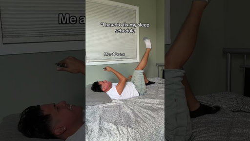 "I have to fix my sleep schedule” 🤣