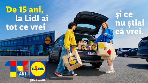 De 15 ani, la Lidl ai tot ce vrei si ce nu stiai ca vrei.