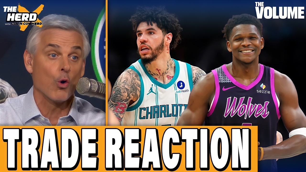 Colin Cowherd REACTS: LaMelo Ball Timberwolves-Hornets TRADE + Caitlin Clark DISRESPECT | HERD NBA