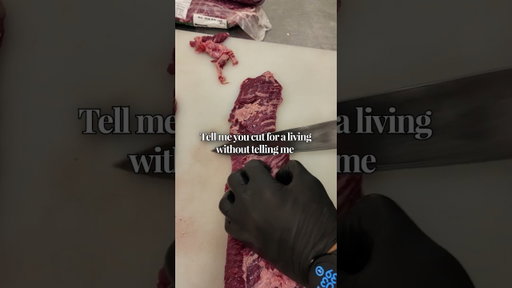 Tell me you cut meat for a living without telling me... 🥩