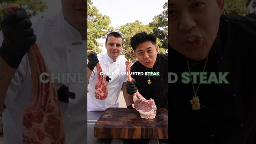 Chinese Velveted Steak vs Normal Steak with @wokgod 🇨🇳🥩