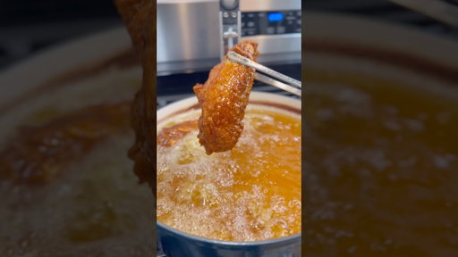 Deep-Fried Creole Butter Turkey Wings 🦃 #food #foodie #shorts
