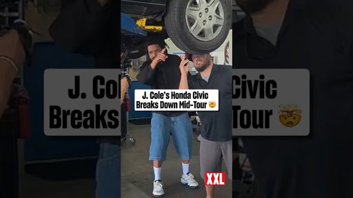 J. Cole's Honda Civic Breaks Down Mid-Tour 🤯