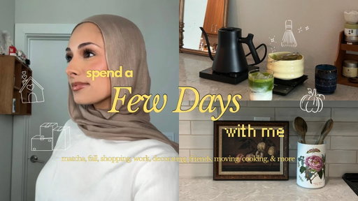 spend a few days w me | my longest video yet (basically a ft call) moving, shopping, matcha, cooking